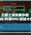 塞尔达传说王国之泪存档怎么用 塞尔达传说:王国之泪怎么保存进度