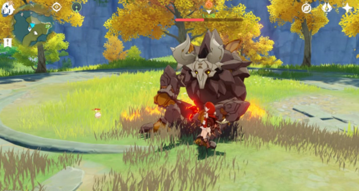 原神岩盔丘丘王怎么打