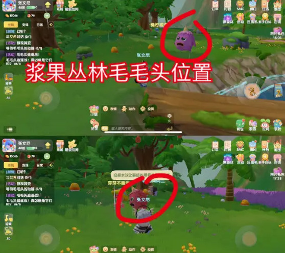 摩尔庄园毛毛头怎么送礼物