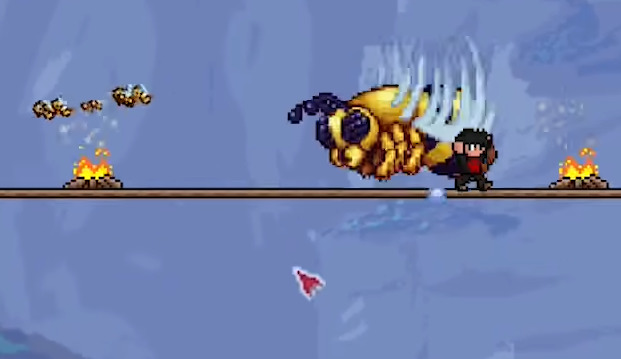 泰拉瑞亚复仇模式的蜂王怎么打