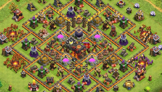 部落冲突怎么布置防御兵